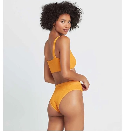 L*space pointelle rib mandarin French bottom bitsy - Picture 2 of 2